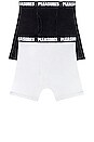 view 1 of 2 Boxer Brief - 2 Pack in Black & White