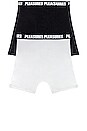 view 2 of 2 Boxer Brief - 2 Pack in Black & White