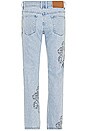 view 3 of 5 Special Printed Denim Pant in Washed