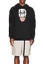 view 3 of 4 Mouth Hoody in Black