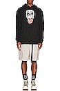 view 4 of 4 Mouth Hoody in Black
