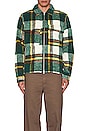 view 4 of 5 Folklore Plaid Work Jacket in Green