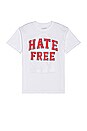 view 2 of 3 Hate Free Tee in White