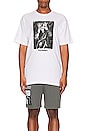 view 3 of 4 X Sonic Youth Star Power T-shirt in White