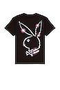 view 1 of 3 x Playboy Icy T-Shirt in Black