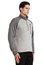 view 2 of 3 Better Sweater 1/4 Zip in Nickel & Forge Grey