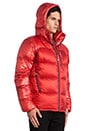 view 3 of 4 Fitz Roy Down Parka in Cochineal Red & El Cap Khaki