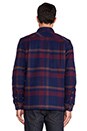 view 4 of 4 CHAQUETA INSULATED FJORD FLANNEL in Comstock & Dark Currant
