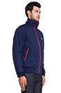 view 3 of 4 Shelled Synchilla Jacket in Classic Navy & Cochineal Red