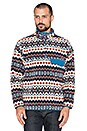 view 1 of 3 Synchilla Snap-T Pullover in Cliff & Underwater Blue