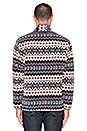 view 3 of 3 Synchilla Snap-T Pullover in Cliff & Underwater Blue