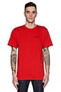 view 3 of 3 P6 Logo Tee in Cochineal Red