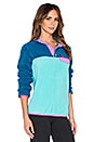 view 2 of 3 Lightweight Synchilla Snap T Pullover in Howling Turquoise