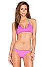 view 2 of 4 Reversible Mamala Bikini Top in Mock Purple