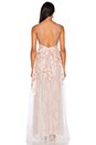 view 3 of 4 Embellished Tulle Gown in Blush