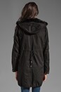 view 4 of 7 Lauren Fur Parka Jacket in Black