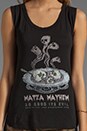 view 3 of 3 x the man repeller Matza Mayhem Tank in Black