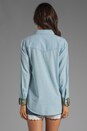 view 2 of 4 Patterson J. Kincaid x the man repeller Bunker Button Top in Chambray