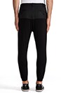 view 3 of 5 Drop Crotch Trouser in Asphault/ Noir in Asphault & Noir