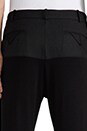 view 5 of 5 Drop Crotch Trouser in Asphault/ Noir in Asphault & Noir