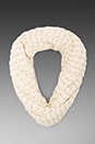 view 2 of 3 Chunky Infinity Scarf in Cream