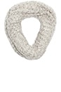 view 2 of 3 Chunky Infinity Scarf in Beige