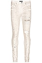 view 2 of 3 Bandana Patch Pocket Jeans in White
