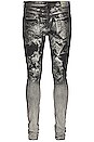 view 2 of 3 Holographic Gradient Pant in Grey