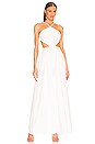view 1 of 3 Halter Neck Cutout Jumpsuit in White