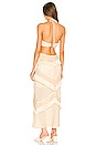 view 3 of 3 VESTIDO FRINGE AND LACE SLEEVELESS in Sandstone
