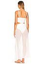 view 3 of 3 Cutout Beach Dress in White