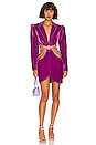 view 1 of 4 Blazer Mini Dress in Purple