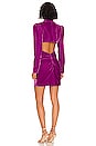 view 3 of 4 Blazer Mini Dress in Purple