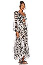 view 2 of 3 x Alessandra Ambrosio Printed Cutout Dress in Black & White
