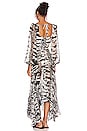view 3 of 3 x Alessandra Ambrosio Printed Cutout Dress in Black & White