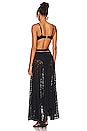 view 3 of 4 MAXIVESTIDO HAND BEADED BUSTIER in Black