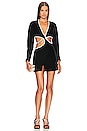 view 1 of 5 Cut Out Mini Dress in Black
