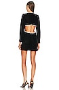 view 4 of 5 Cut Out Mini Dress in Black