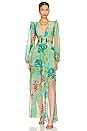 view 1 of 4 x REVOLVE Tropicalia Belted Cutout Maxi Dress in Island Blue