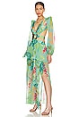 view 3 of 4 x REVOLVE Tropicalia Belted Cutout Maxi Dress in Island Blue