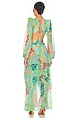 view 4 of 4 x REVOLVE Tropicalia Belted Cutout Maxi Dress in Island Blue