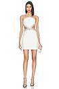 view 1 of 4 Halterneck Mini Dress in White