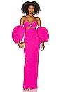 view 1 of 5 MAXI CON MANGAS REMOVIBLES in Neon Pink