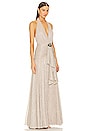 view 2 of 4 Draped Maxi Dress in Champagne