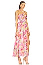 view 2 of 3 Hydrangea Front Beach Dress in Pink Multi