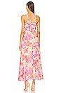 view 3 of 3 Hydrangea Front Beach Dress in Pink Multi