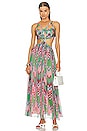 view 1 of 3 Wave Maxi Dress in Green Multi