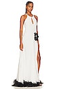 view 2 of 4 Halterneck Gown in White