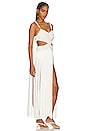 view 2 of 3 Pearl Beaded Fringe Beach Dress in White