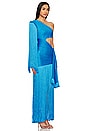 view 2 of 4 One Shoulder Maxi Dress in Cobalt